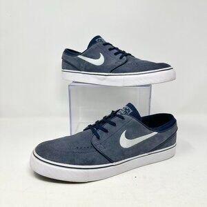 Nike Men's SB Zoom Stefan Janoski Shoes sz 10 Navy Blue Used New Condition